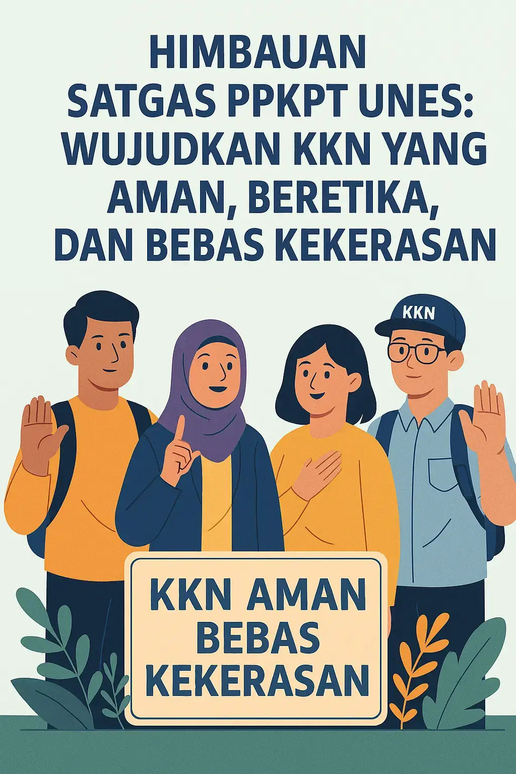 Himbauan SATGAS PPKPT UNES: Wujudkan KKN Aman & Beretika | ppkpt-unes.org